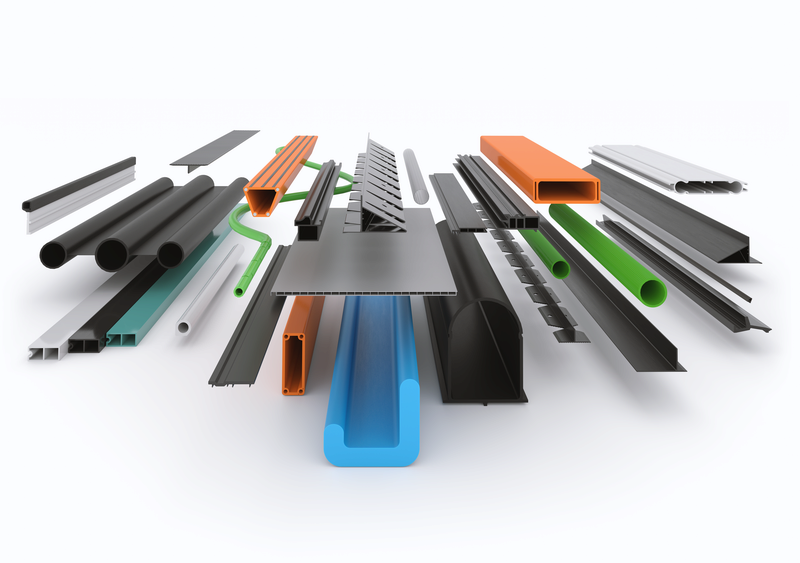 Diverse Kunststoffprofile aus thermoplastischen Kunststoffen